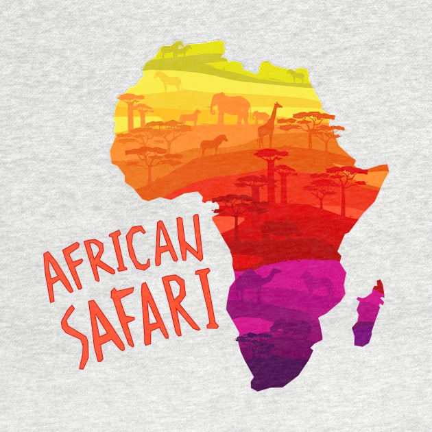 African Safari Map by saigon199x